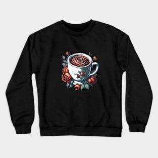 Vintage Floral Cup Crewneck Sweatshirt